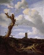 Jacob van Ruisdael View of Egmond aan Zee with a Blasted Elm china oil painting reproduction